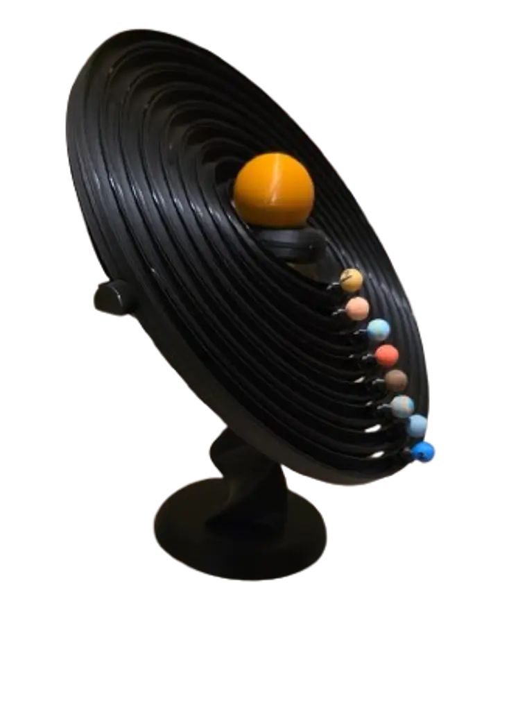 Sistema Solar Giratorio 3D | Decoración Educativa de Escritorio 3