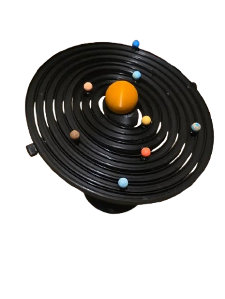 Sistema Solar Giratorio 3D | Decoración Educativa de Escritorio 4