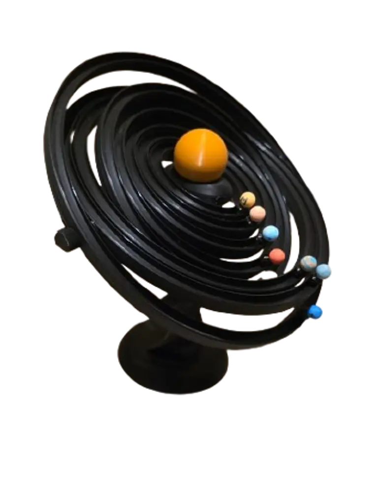 Sistema Solar Giratorio 3D | Decoración Educativa de Escritorio 6