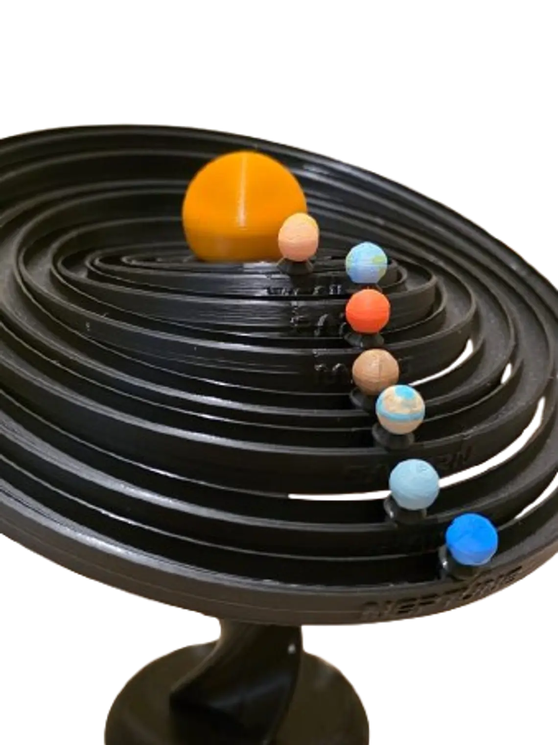 Sistema Solar Giratorio 3D | Decoración Educativa de Escritorio 7