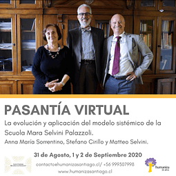 Pasantía Virtual: La Evolución y aplicación del Modelo Sistémico de la Scuola Mara Selvini Palazzoli.