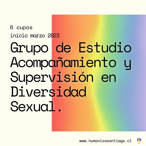 Grupo de Estudio: Acompañamiento y Supervisión en Diversidad Sexual