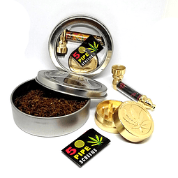 Set Pipa Metalica + Moledor