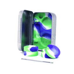 Set Rosin 2 Recipientes Silicona + Pala Metal 