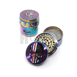 Moledor Tornasol Calavera estampada