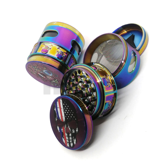 Moledor Tornasol Calavera estampada