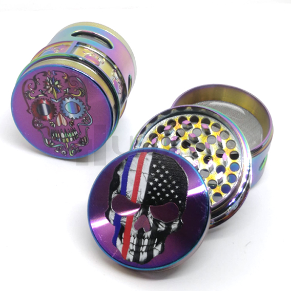 Moledor Tornasol Calavera estampada