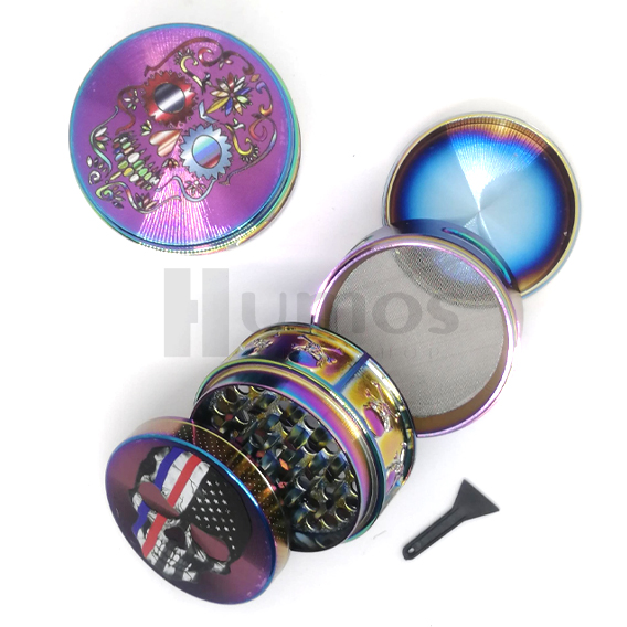 Moledor Tornasol Calavera estampada