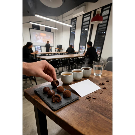 Maridaje de Chocolate y Café en Hunab Ku Chocolates 🍫☕ 
