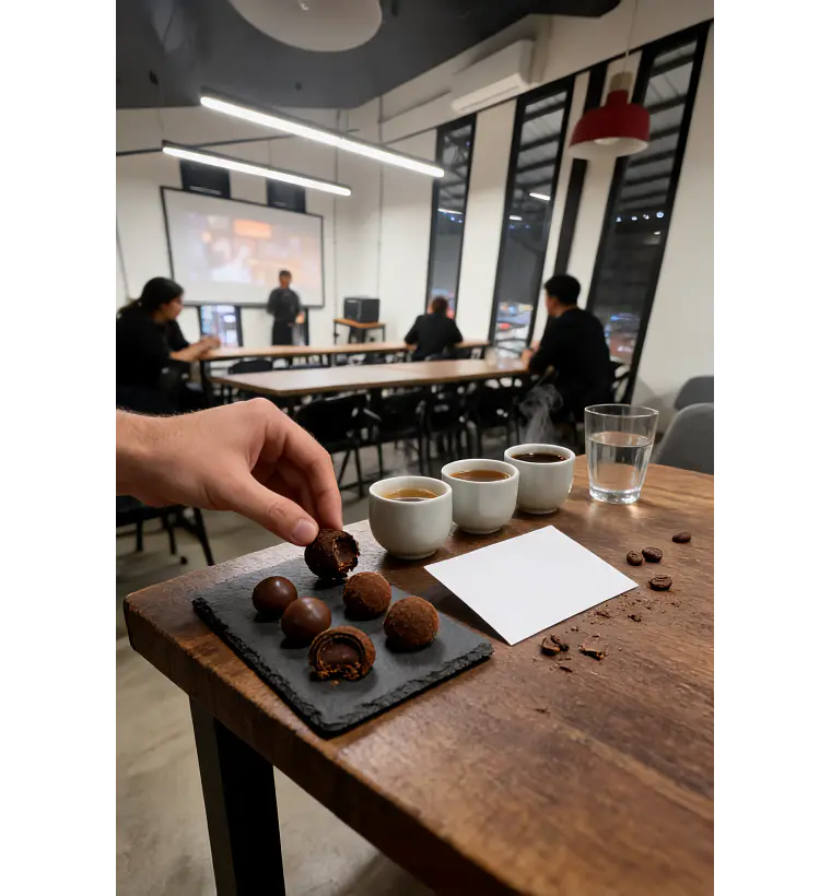 Maridaje de Chocolate y Café en Hunab Ku Chocolates 🍫☕ 