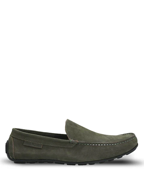 Mocasin Cuero Hombre Blumenau Verde