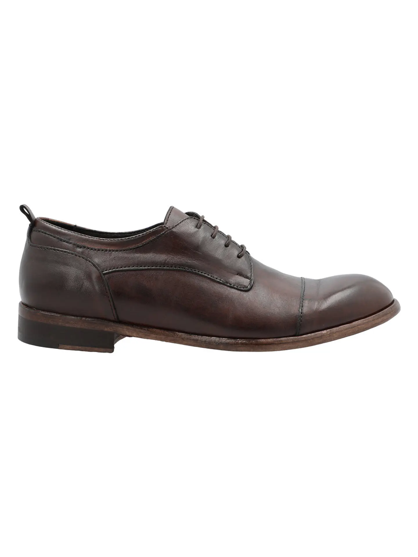 Botin Cuero Hombre Alessandro Café 1