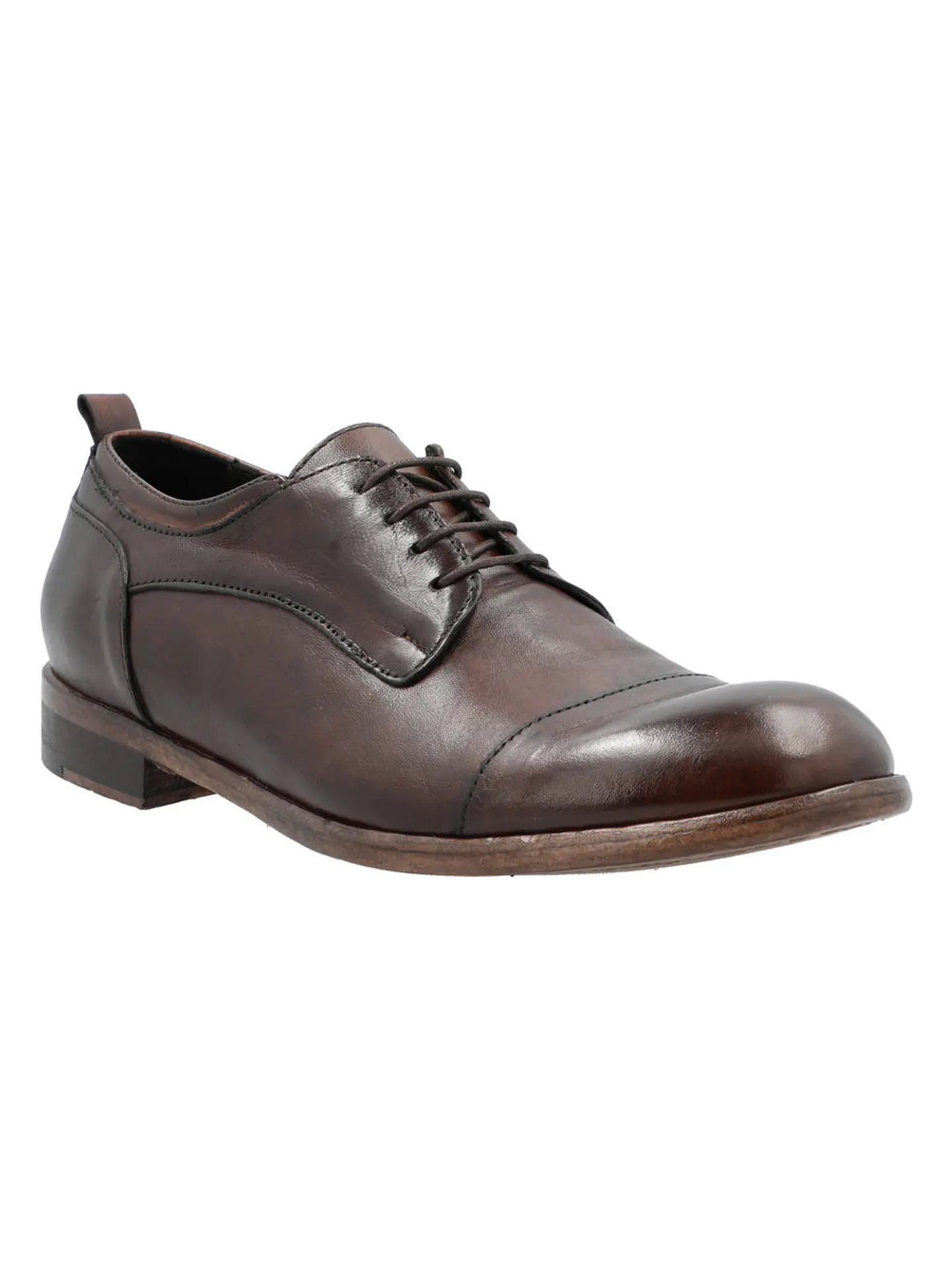 Botin Cuero Hombre Alessandro Café 2