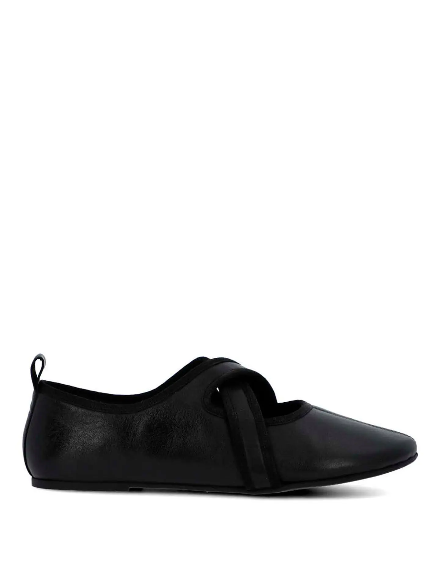 Ballerina Cuero Mujer Lales Negro 1