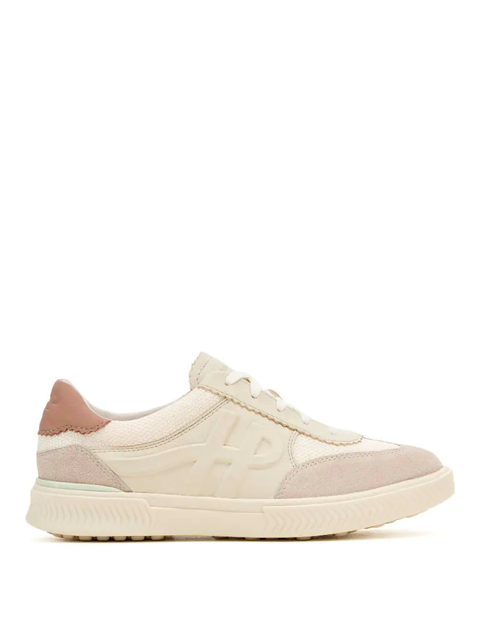 Zapatilla Cuero Mujer Mae Hp Sneaker Beigec 1