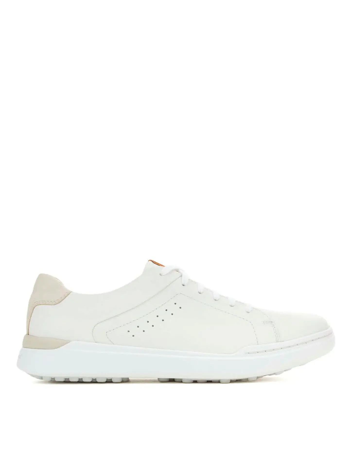 Zapatilla Cuero Hombre Wes Laceup Blanca 1