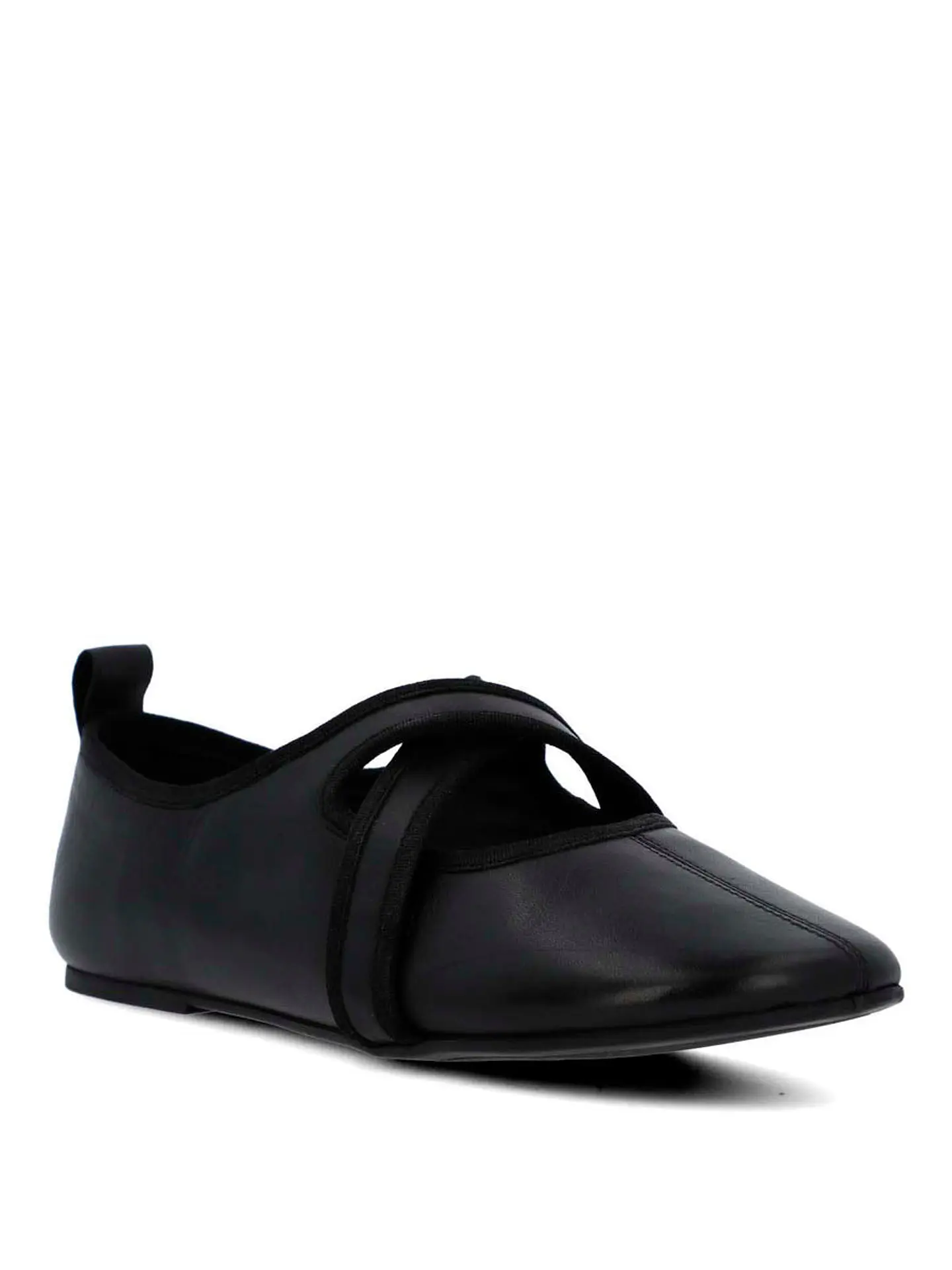 Ballerina Cuero Mujer Lales Negro 2