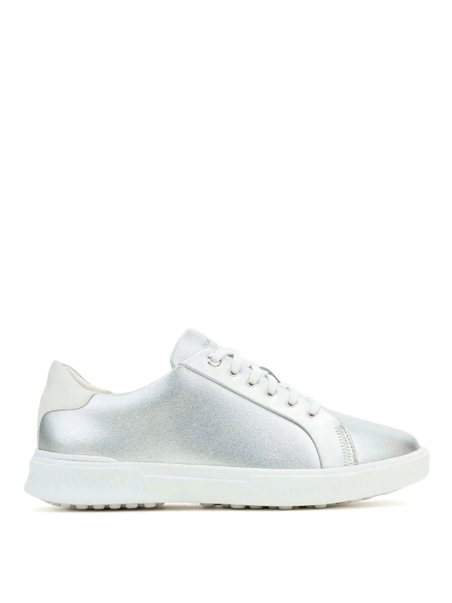 Zapatilla Cuero Mujer Mae Laceup Metalizado 1