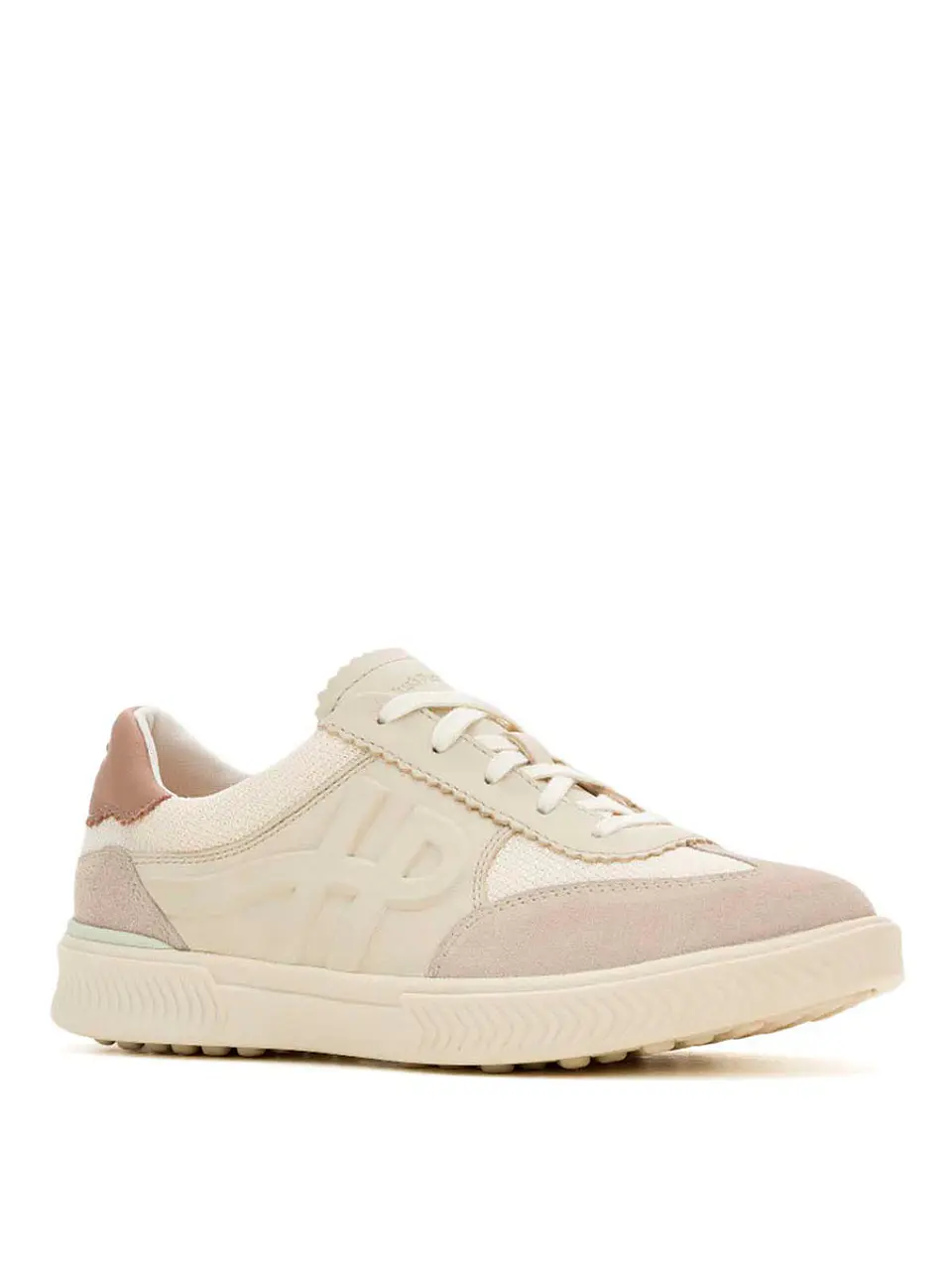 Zapatilla Cuero Mujer Mae Hp Sneaker Beigec 2