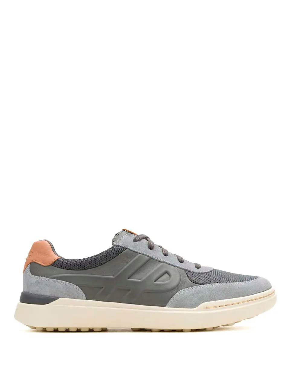 Zapatilla Cuero Hombre Wes HP Gris 1
