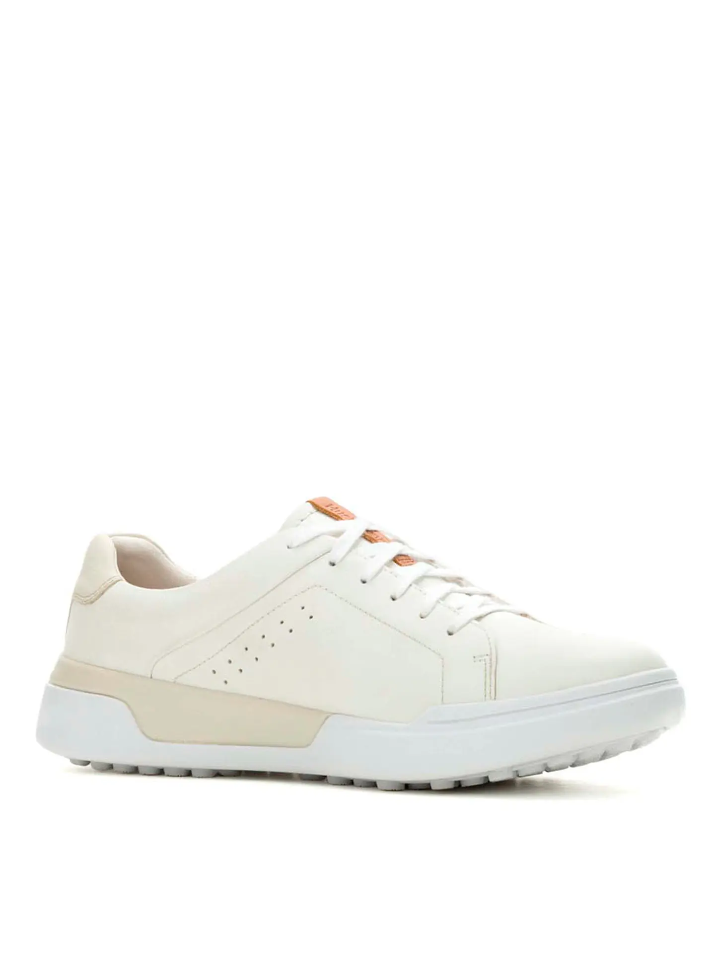 Zapatilla Cuero Hombre Wes Laceup Blanca 2