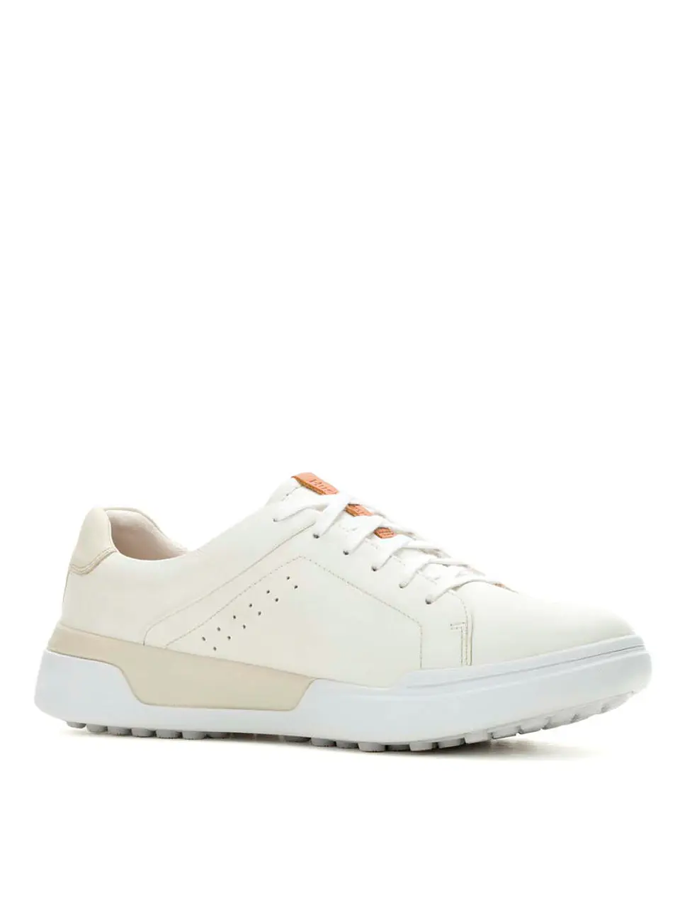 Zapatilla Cuero Hombre Wes Laceup Blanca 2