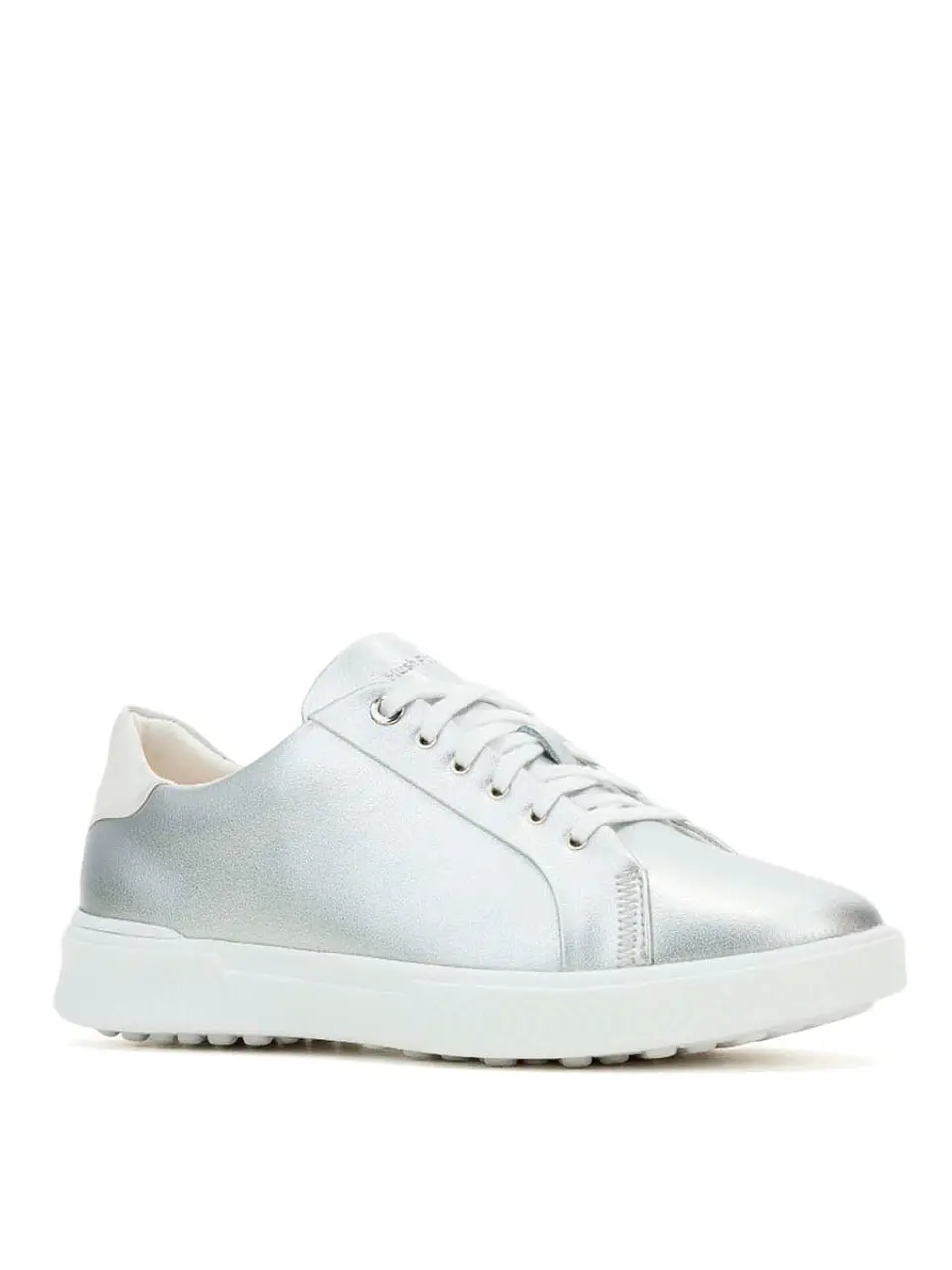 Zapatilla Cuero Mujer Mae Laceup Metalizado 2