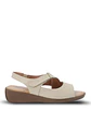 Sandalia Mujer Cuero Lifestyle 2 Beige - Miniatura 1