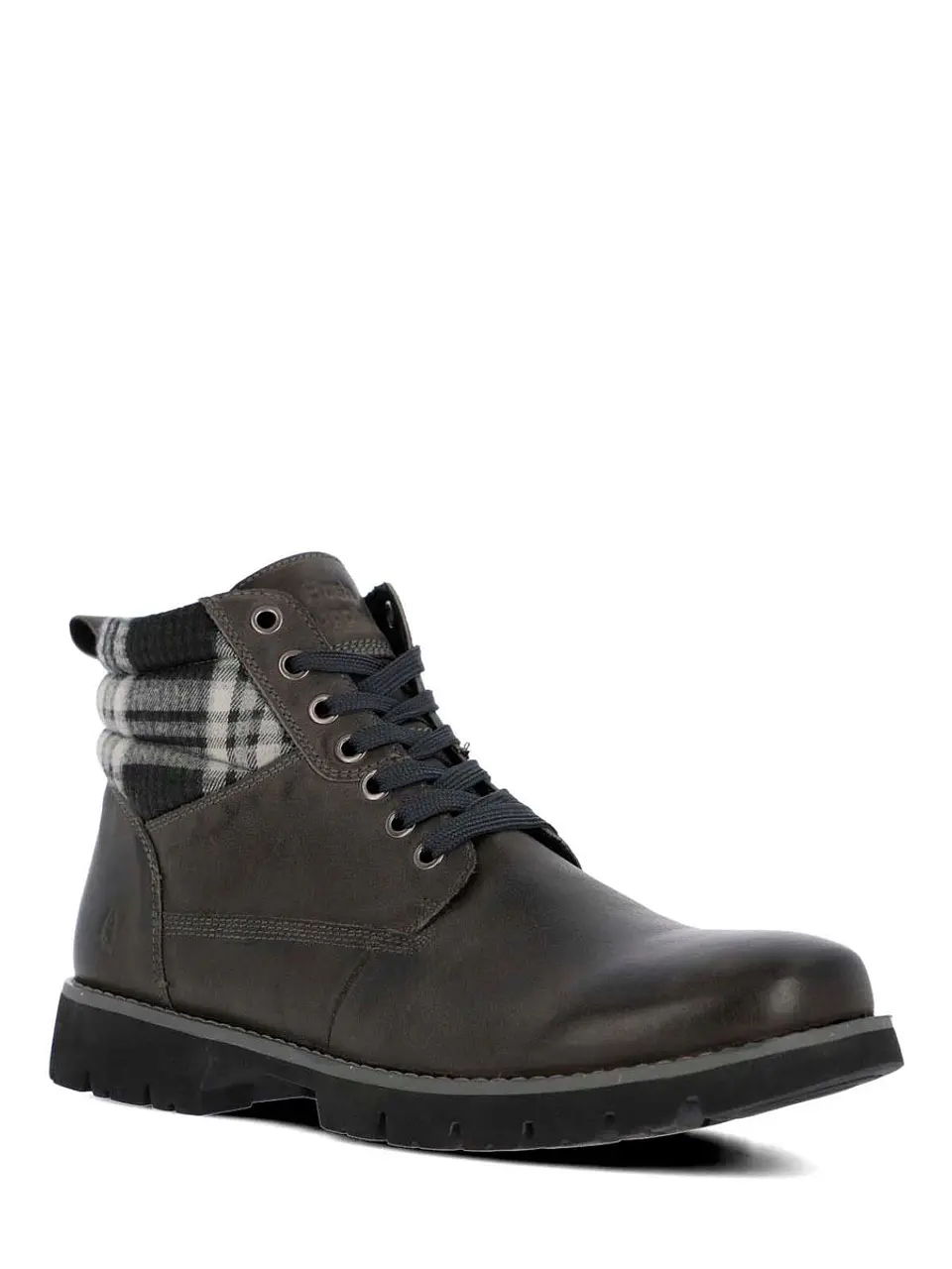 Botin Cuero Hombre Rosco Gris 1