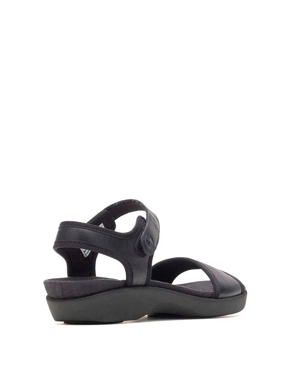 Sandalia Cuero Mujer Dorri Qtr Strap Negro 2