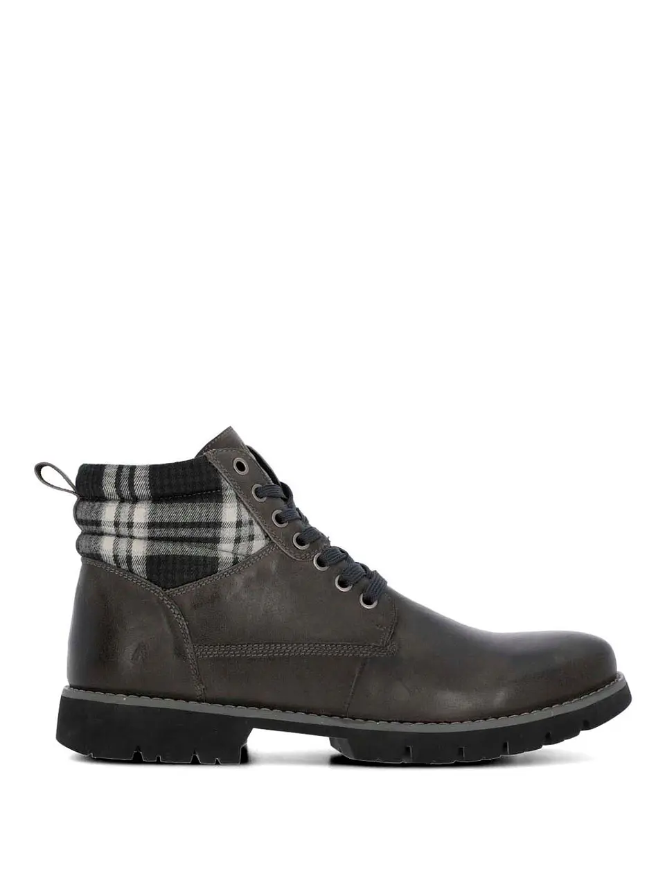 Botin Cuero Hombre Rosco Gris 2