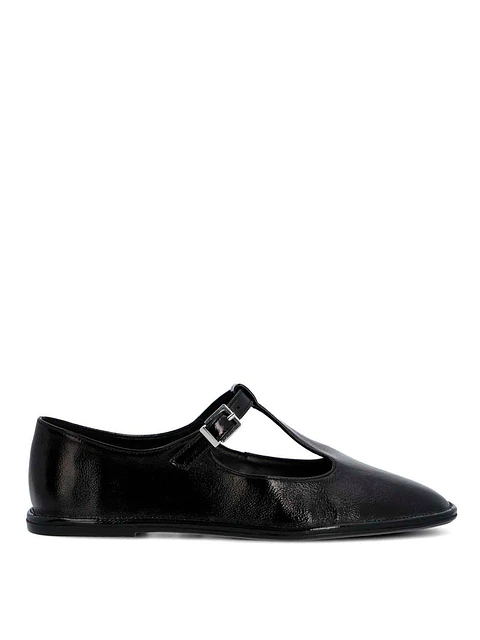 Ballerina Cuero Mujer Merly Negra