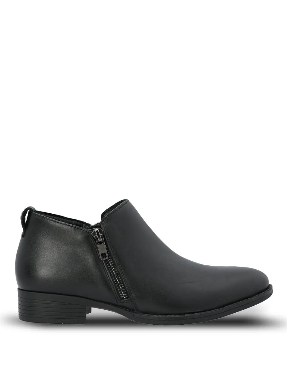 Zapato Cuero Mujer Leiden Negro 1