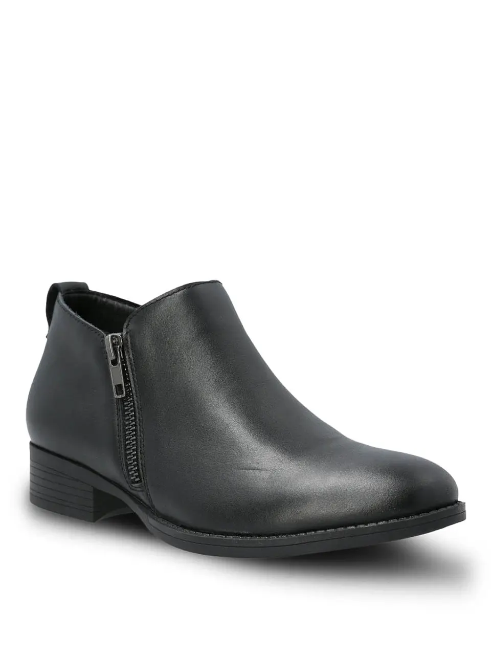 Zapato Cuero Mujer Leiden Negro 2