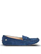 Mocasin Cuero Mujer Band Azul - Miniatura 1
