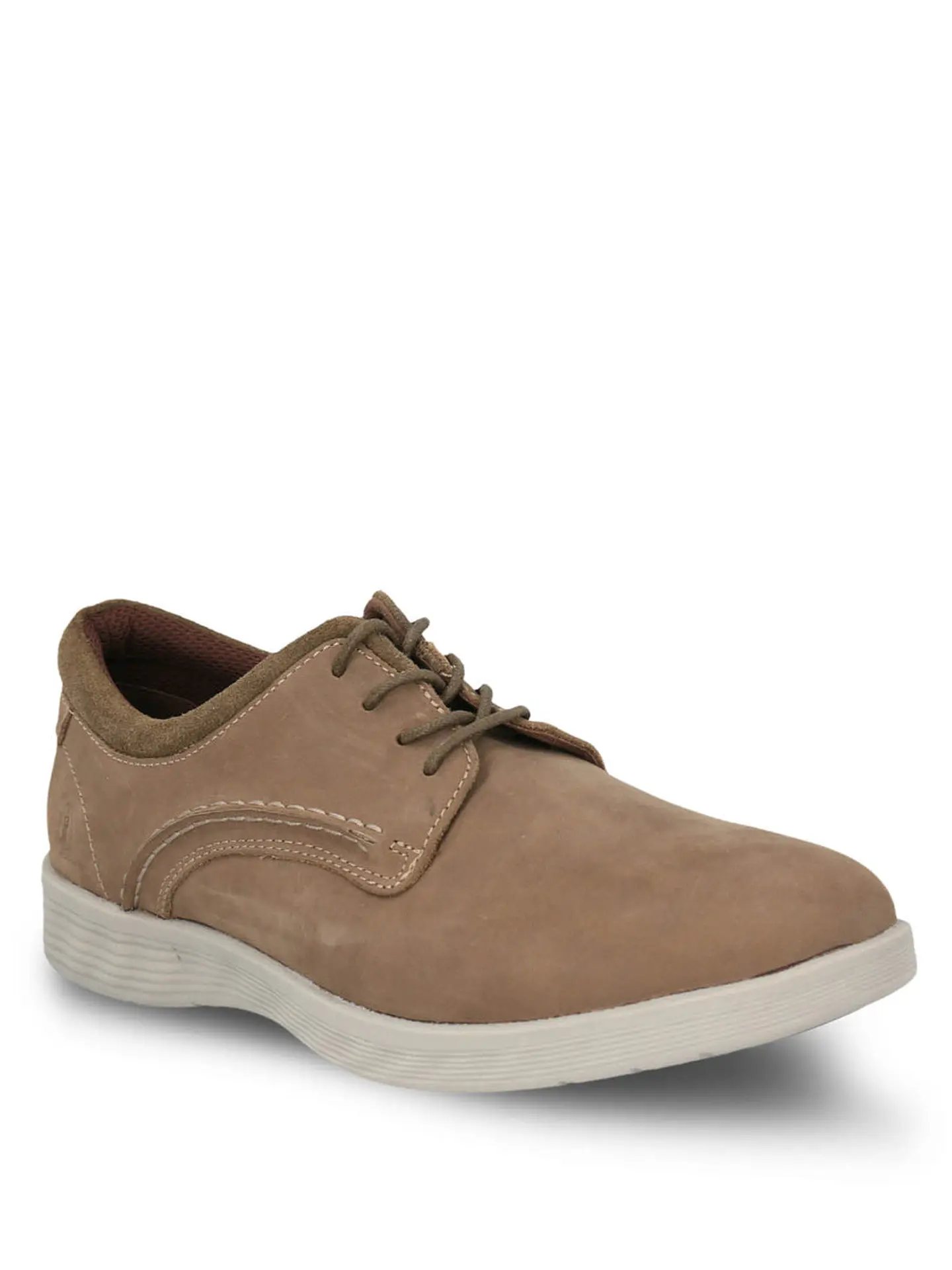 Zapato Cuero Hombre Spinal Street Taupe 1