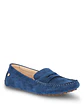 Mocasin Cuero Mujer Band Azul - Miniatura 2