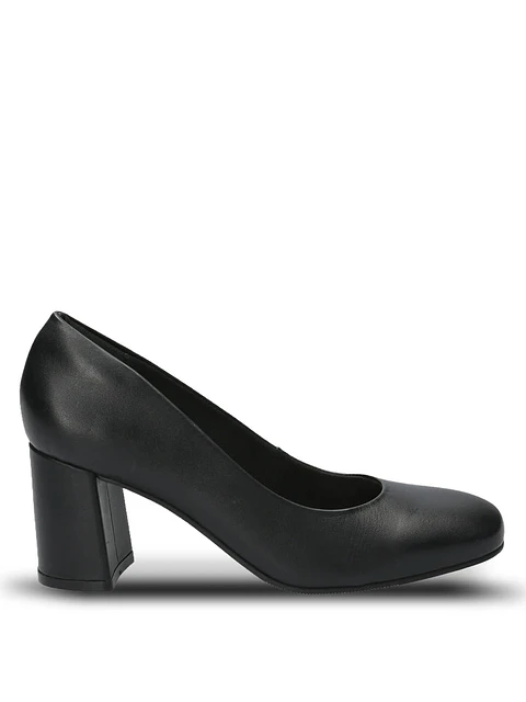 Zapato Cuero Mujer Maddox Negro