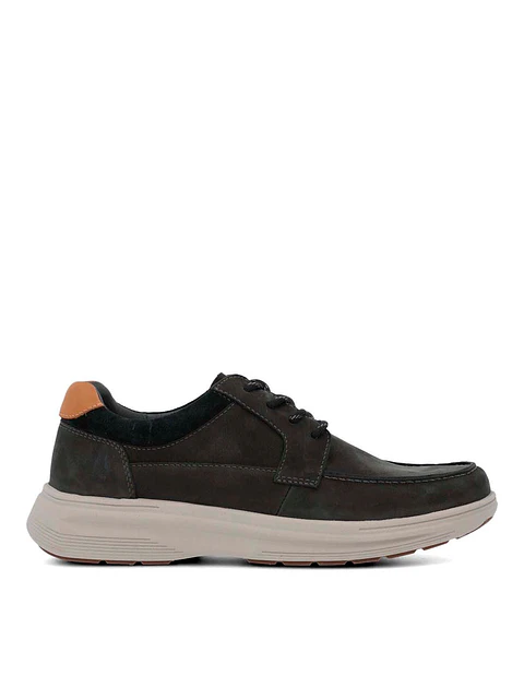 Zapatilla Cuero Hombre Molte Gris