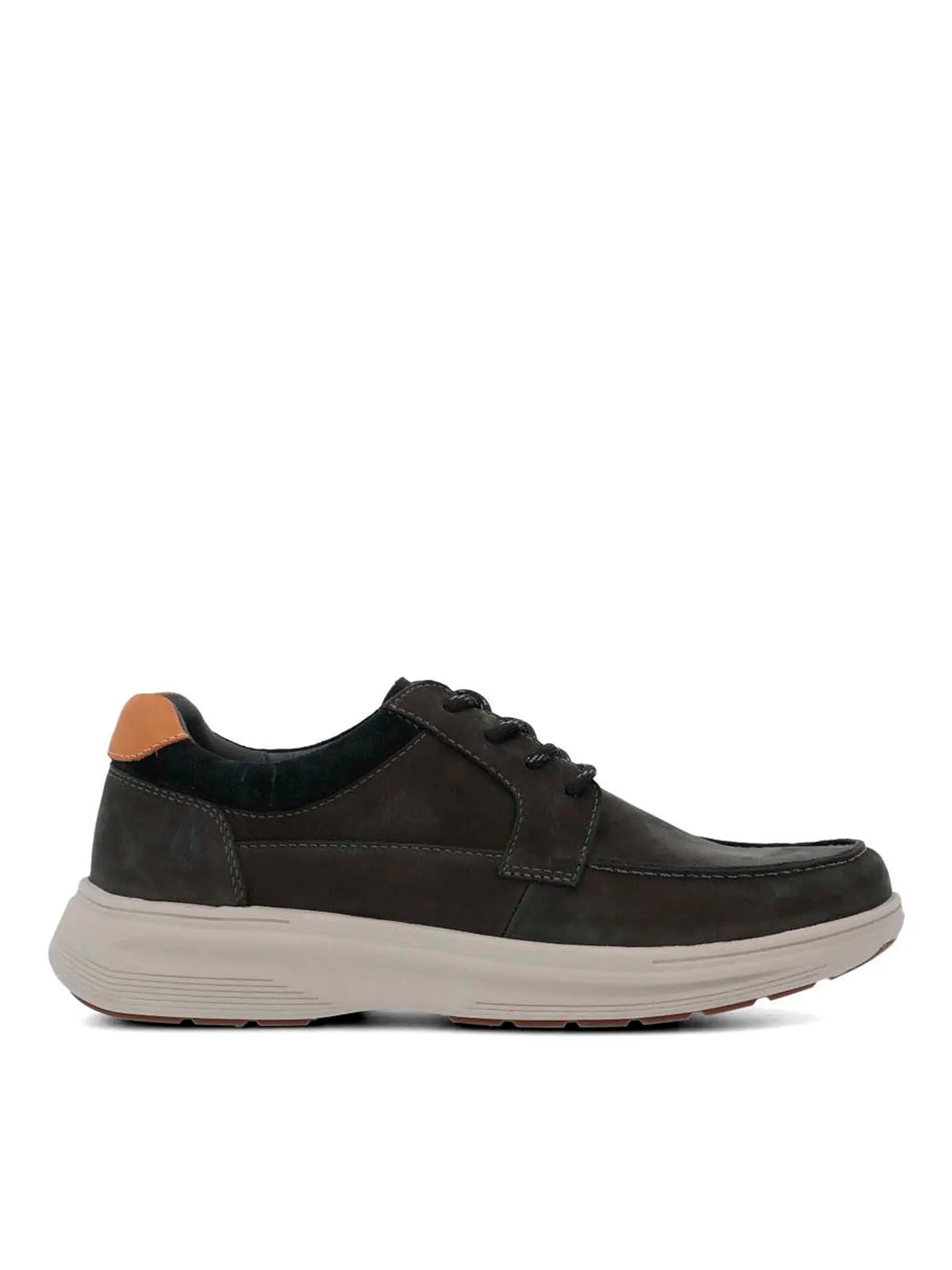 Zapatilla Cuero Hombre Molte Gris 1