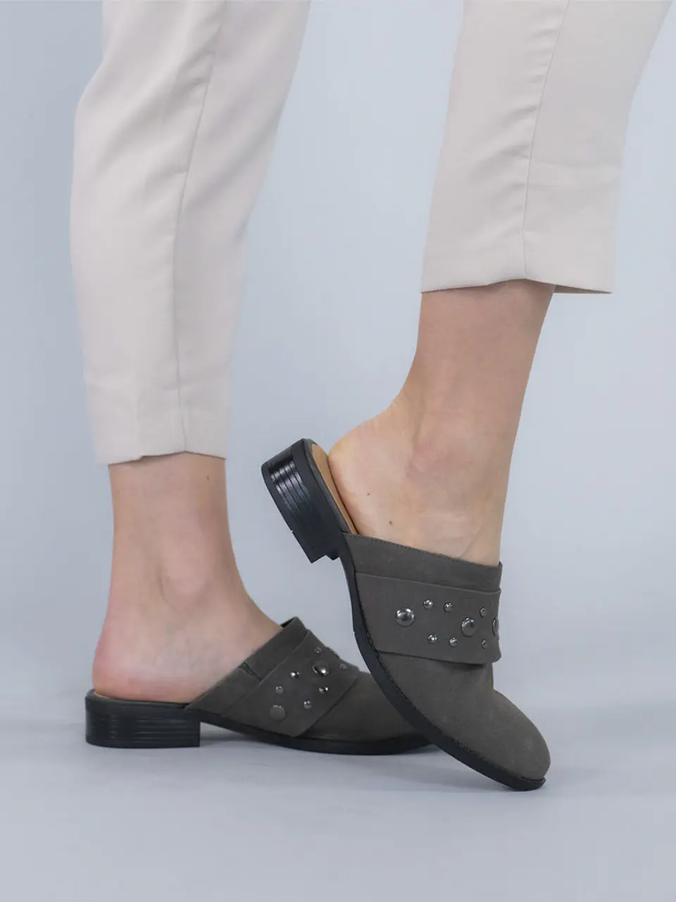 Zapato Mujer Lancaster Gris Oscuro 2