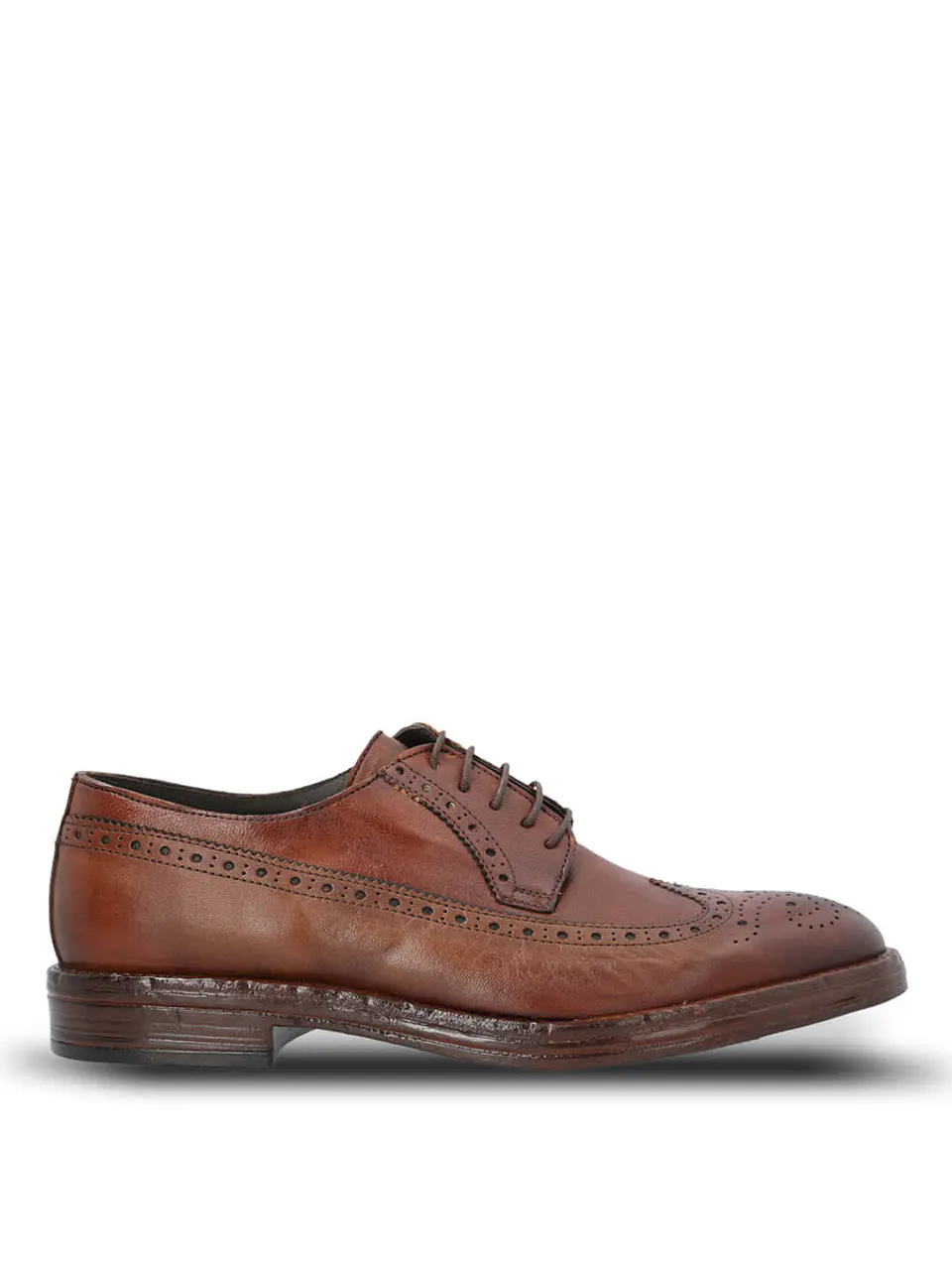 Zapato Vestir Cuero Hombre Paolo Café 1