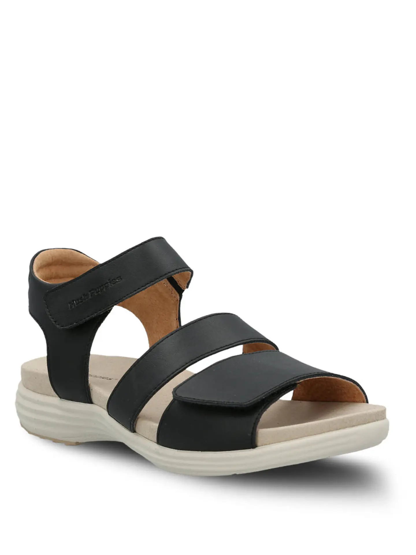 Sandalia Cuero Mujer Lorry Multi Strap Negra 2