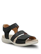 Sandalia Cuero Mujer Lorry Multi Strap Negra - Miniatura 2