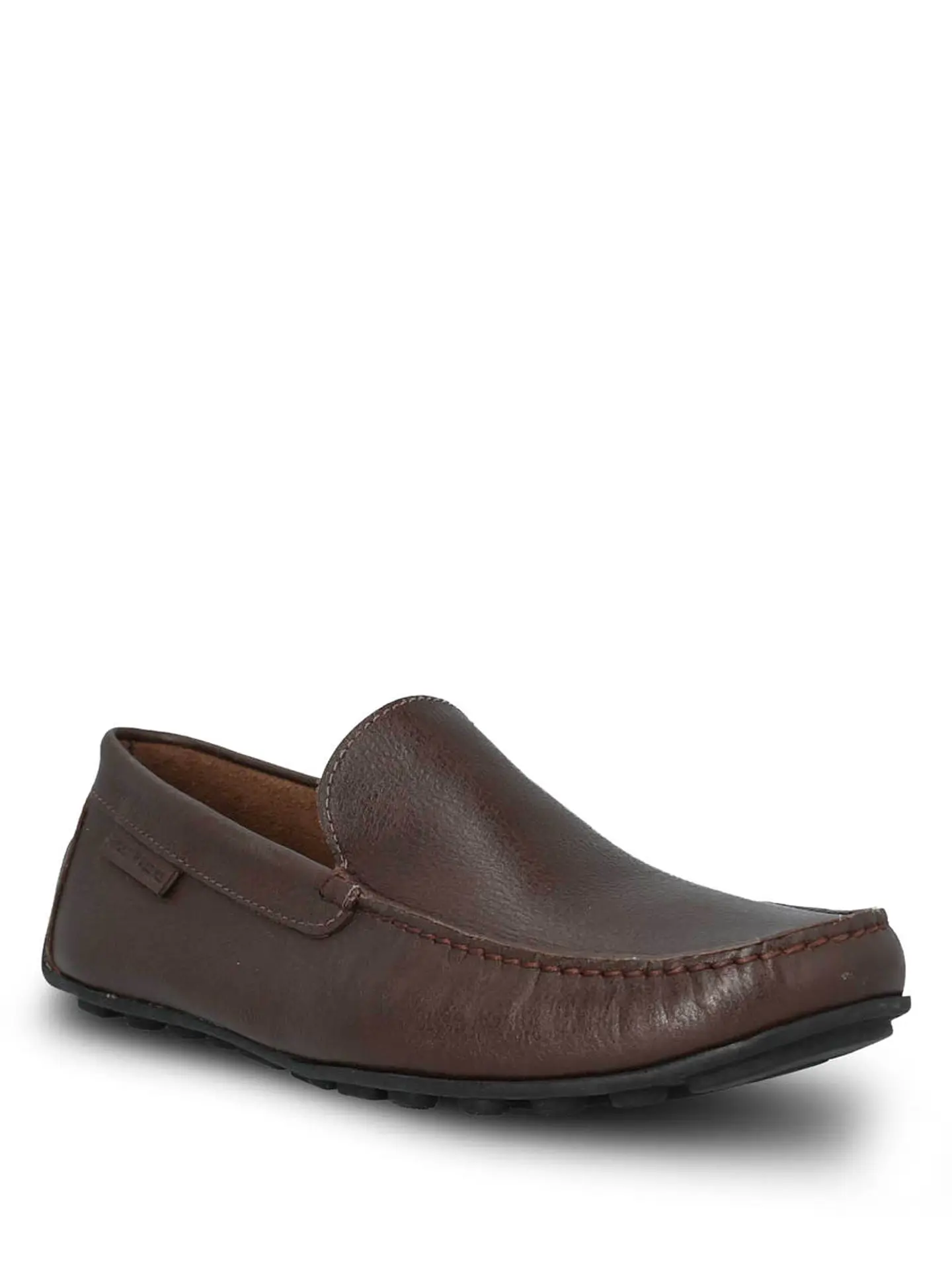 Mocasin Cuero Hombre Blumenau Café Oscuro 2