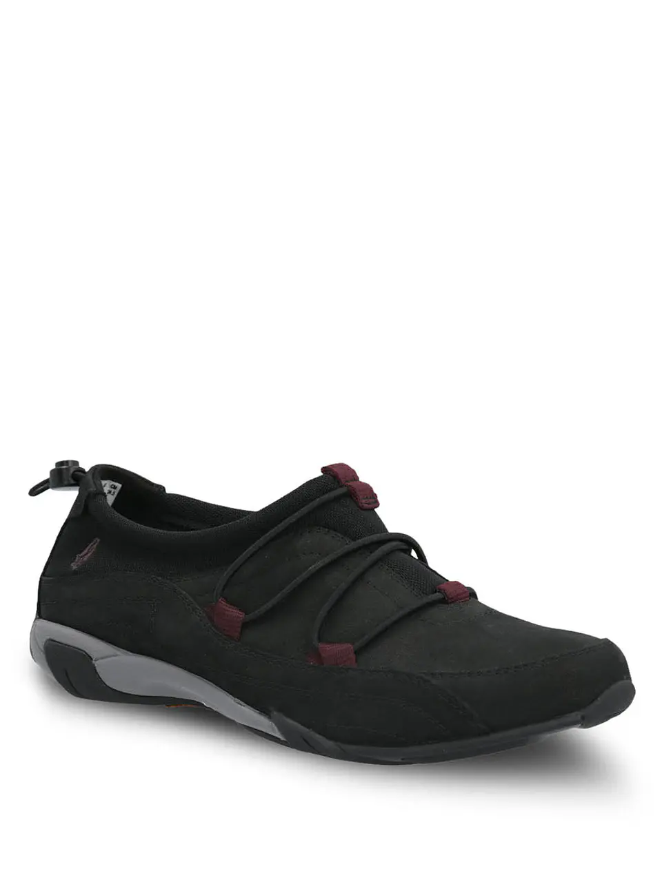 Zapatilla Cuero Mujer Coil Negra 2