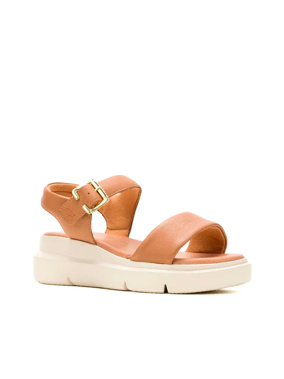 Sandalia Cuero Mujer Uplift Qtr Strap Café 2