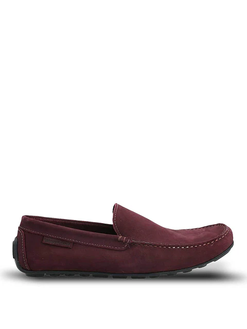 Mocasin Cuero Hombre Blumenau Burdeo