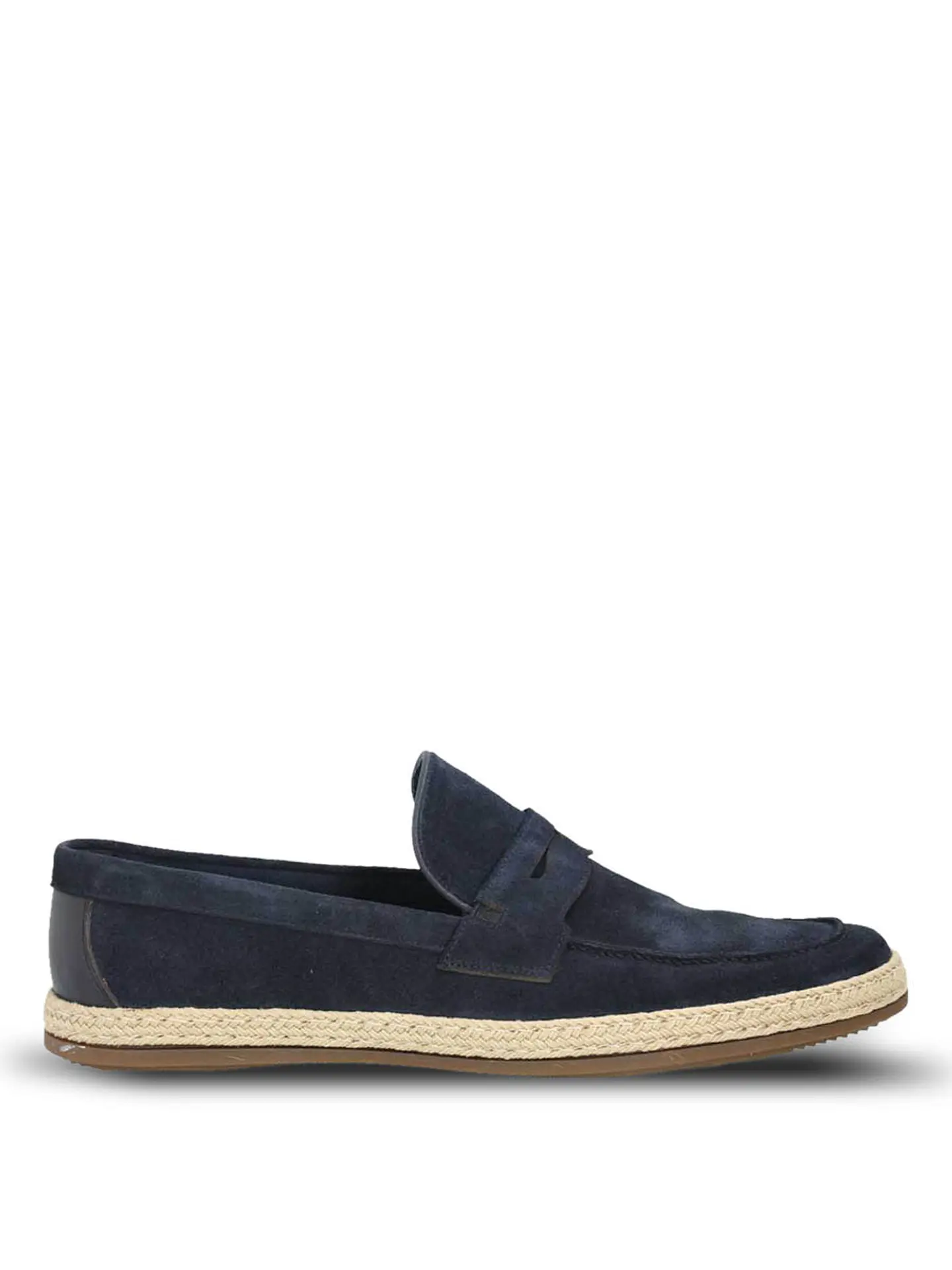 Mocasin Cuero Hombre Montella Azul Oscuro 1