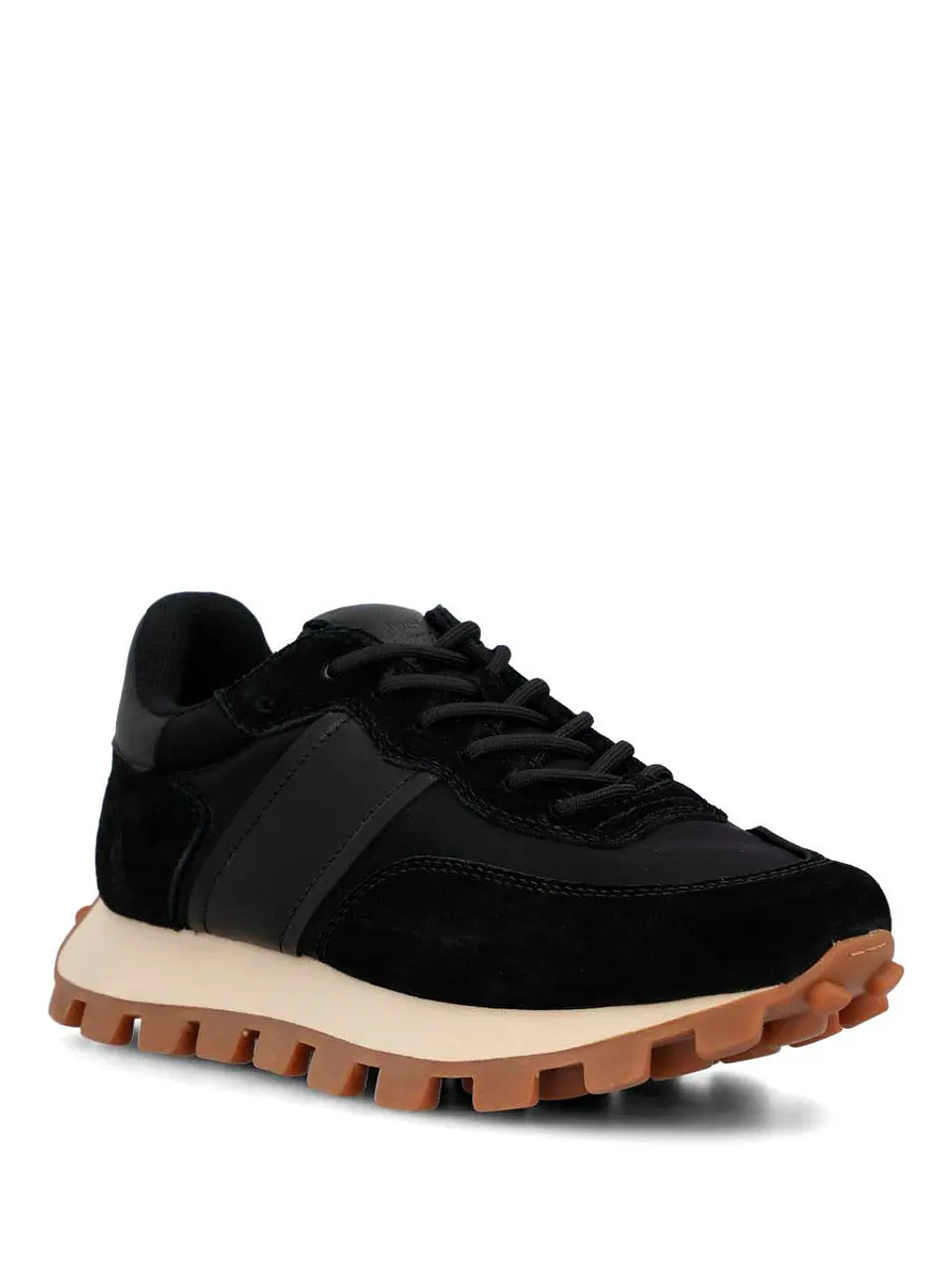 Zapatilla Cuero Mujer Janet Negro 2
